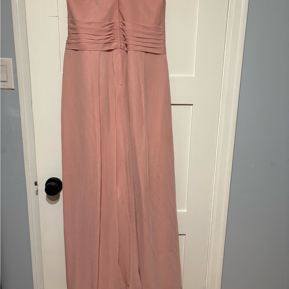 Elegant Pink Evening Gown - Picture 2 of 2